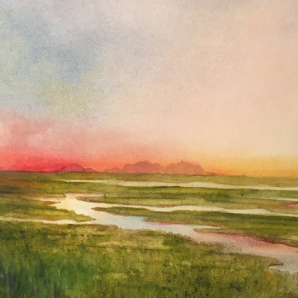 SUNRISE OVER THE MARSH Giclee print on premium paper - Picture 2 of 6